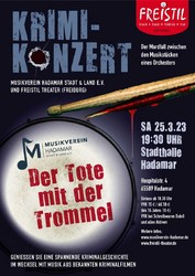 Krimi-Konzert "Der Tote mit der Trommel"